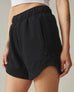 Women's Curved Hem Short - Black